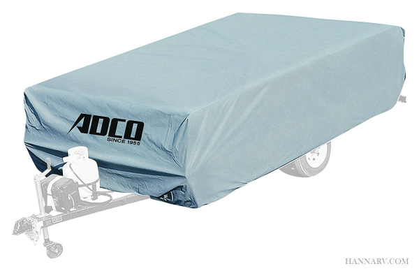 ADCO 2891 Polypropylene Pop-up Tent Camper Trailer RV Cover For Length 8-feet To 10-feet
